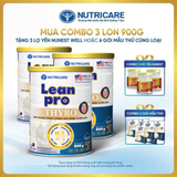  Combo 03 lon thực phẩm dinh dưỡng y học Leanpro Thyro 900g 