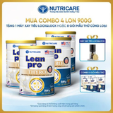  Combo 04 lon thực phẩm dinh dưỡng y học Leanpro Thyro 900g 