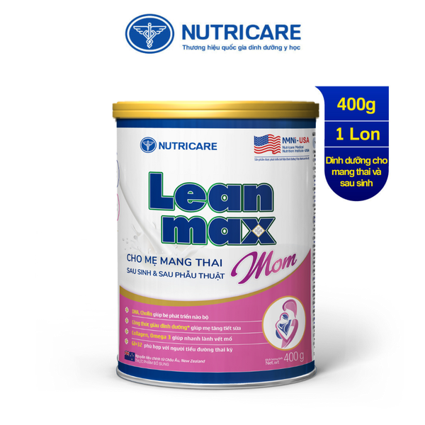  Thực phẩm bổ sung Sản phẩm dinh dưỡng Leanmax Mom 400g 