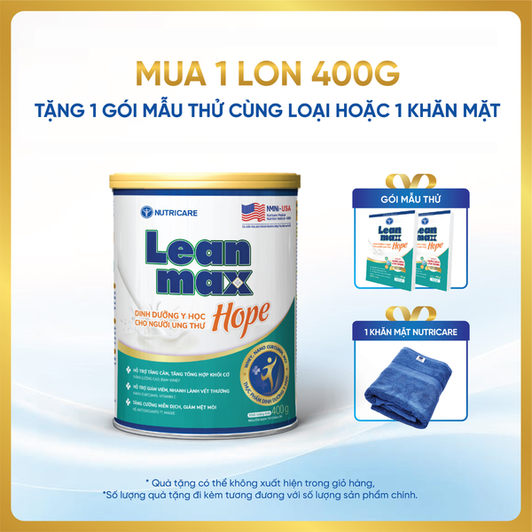 Thực phẩm dinh dưỡng y học Leanmax Hope 400g 