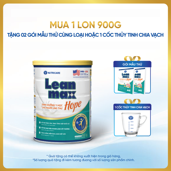  Thực phẩm dinh dưỡng y học Leanmax Hope 900g 