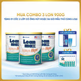  Combo 03 lon thực phẩm dinh dưỡng y học Leanmax Hope 900g 