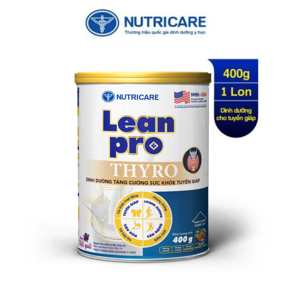  Thực phẩm dinh dưỡng y học Leanpro Thyro 400g 