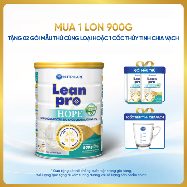  Thực phẩm bổ sung sản phẩm dinh dưỡng Leanpro Hope 900g 