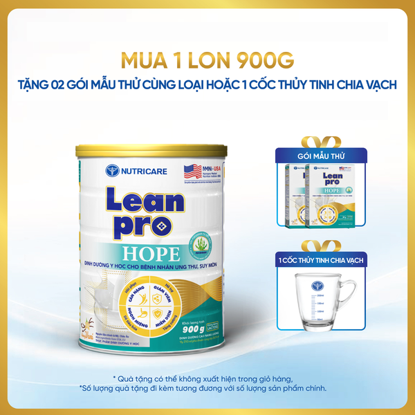  Thực phẩm dinh dưỡng y học Leanpro Hope 900g 