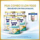  Combo 05 lon thực phẩm dinh dưỡng y học Leanpro Hope 900g 