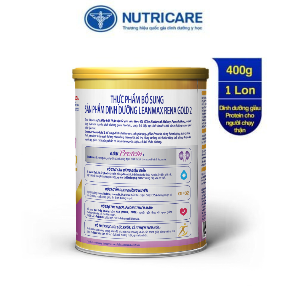  Thực phẩm bổ sung Leanmax Rena Gold 2 400g 