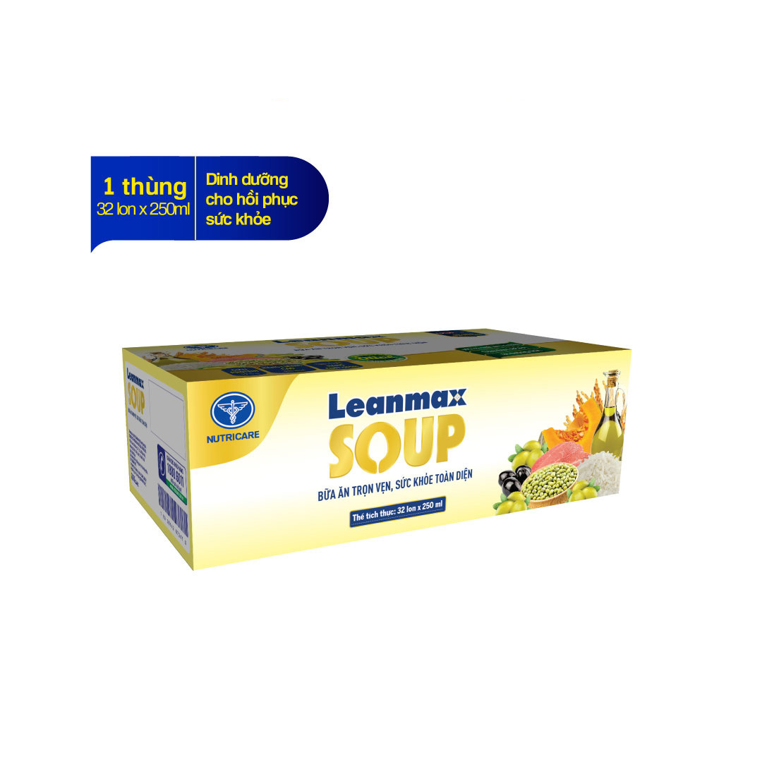  Lốc Leanmax Soup (8 lon x 250ml) 
