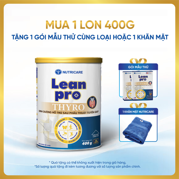  Thực phẩm bổ sung sản phẩm dinh dưỡng Leanpro Thyro 400g 