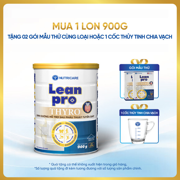  Thực phẩm bổ sung sản phẩm dinh dưỡng Leanpro Thyro 900g 