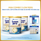  Combo 03 lon thực phẩm bổ sung sản phẩm dinh dưỡng Leanpro Thyro 900g 