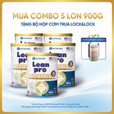  Combo 05 lon thực phẩm dinh dưỡng y học Leanpro Thyro 900g 