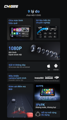 Màn hình dẫn đường Apple Carplay cho xe PKL Chigee AIO-5 EVO