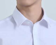  Áo Sơ Mi Trắng Nam Dài Tay Belluni Vải Sợi Sồi Công Sở Chỉn Chu - ABD.PMS.BE 237 