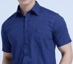  Áo Sơ Mi Trắng Nam Ngắn Tay Belluni Vải Sợi Tre Thấm Hút Nhanh Khô - ABN.BPS.BE 303 
