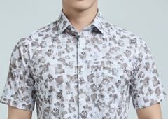  Áo Sơ Mi Nam Ngắn Tay Sơ Mi Thun Belluni Cao Cấp Mềm Mại Chống Nhăn - ABN.PS.BE 324 