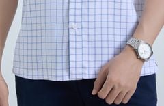  Áo Sơ Mi Nam Ngắn Tay Belluni Vải Sợi Sồi Mềm Mại Thoáng Khí - ABN.PM.BE 361 