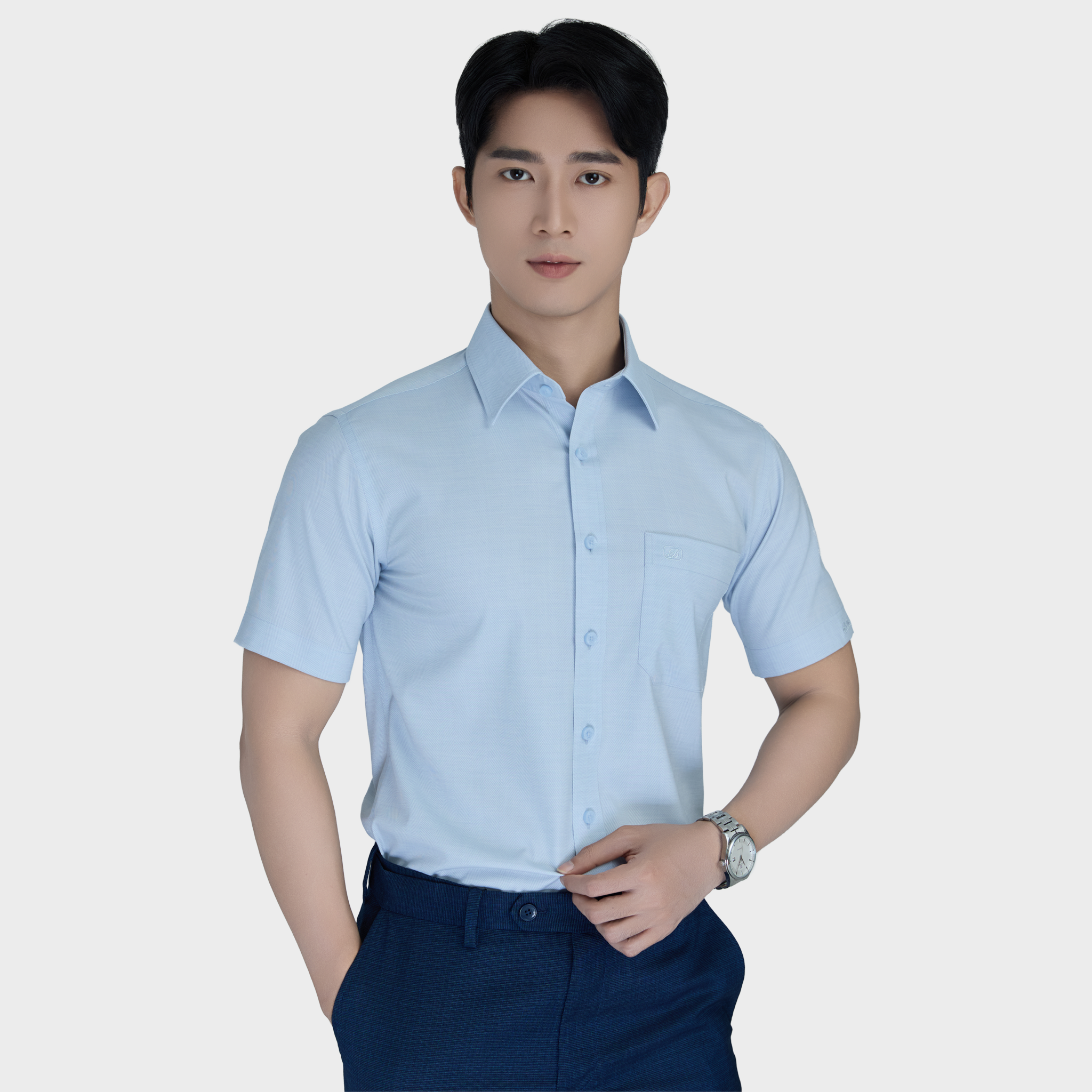  Áo sơ mi nam ngắn tay BELLUNI - ABN.PMMS.BE 347 