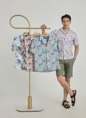  Áo sơ mi nam ngắn tay cao cấp BELLUNI vải sợi tre cổ áo Danton - ABN.PV.BE 358 