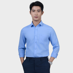  Áo Sơ Mi Chấm Bi Nam Tay Dài Vải Sợi Tre Mềm Mại Chống UV - ABD.BPS.BE 248 