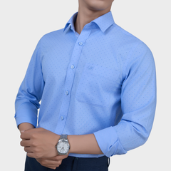  Áo Sơ Mi Chấm Bi Nam Tay Dài Vải Sợi Tre Mềm Mại Chống UV - ABD.BPS.BE 248 