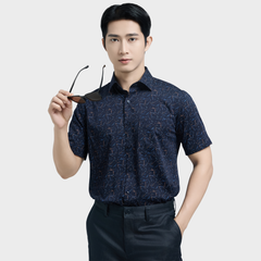  Áo sơ mi nam ngắn tay cao cấp BELLUNI vải sợi tre - ABN.BPS.BE 326 