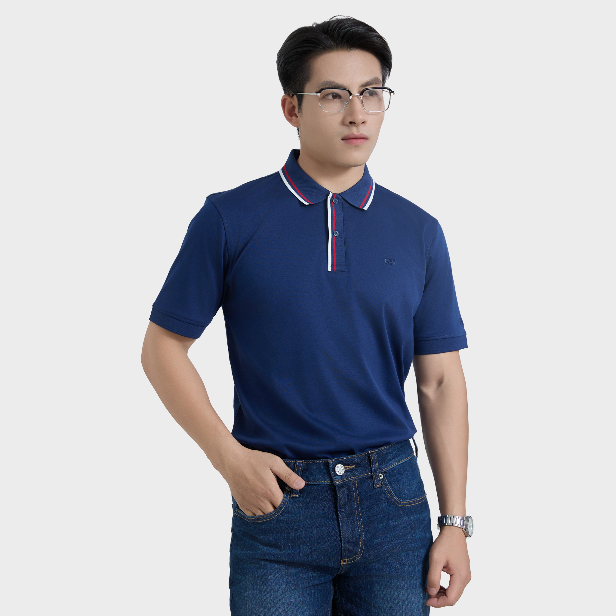  Áo Polo Nam Cotton Interlock – Trẻ Trung, Năng Động- AT.CM.BE 114 