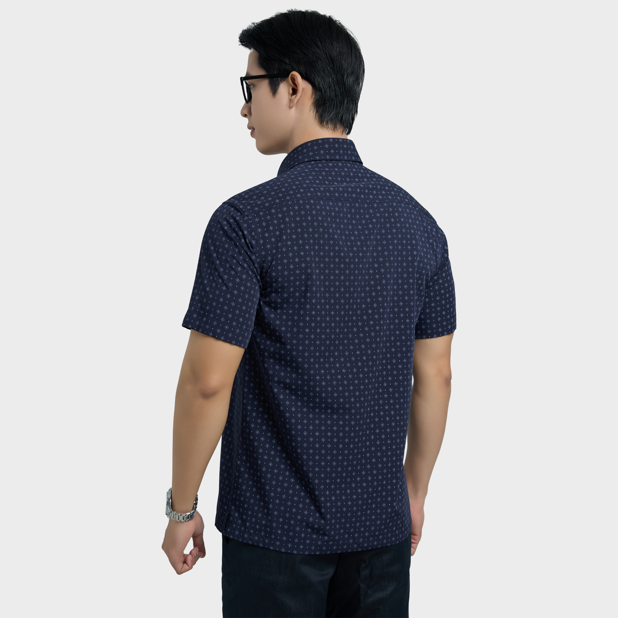  Áo sơ mi nam ngắn tay cao cấp BELLUNI vải sợi tre - ABN.BP.BE 340 