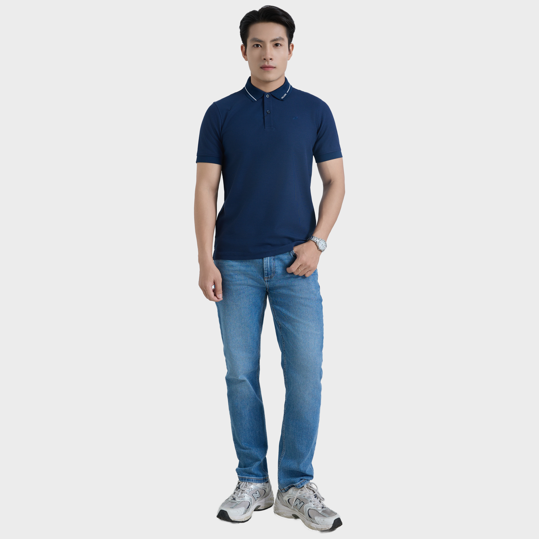  Áo thun nam Polo BELLUNI sợi tổng hợp cao cấp - AT.CP.BE 113 