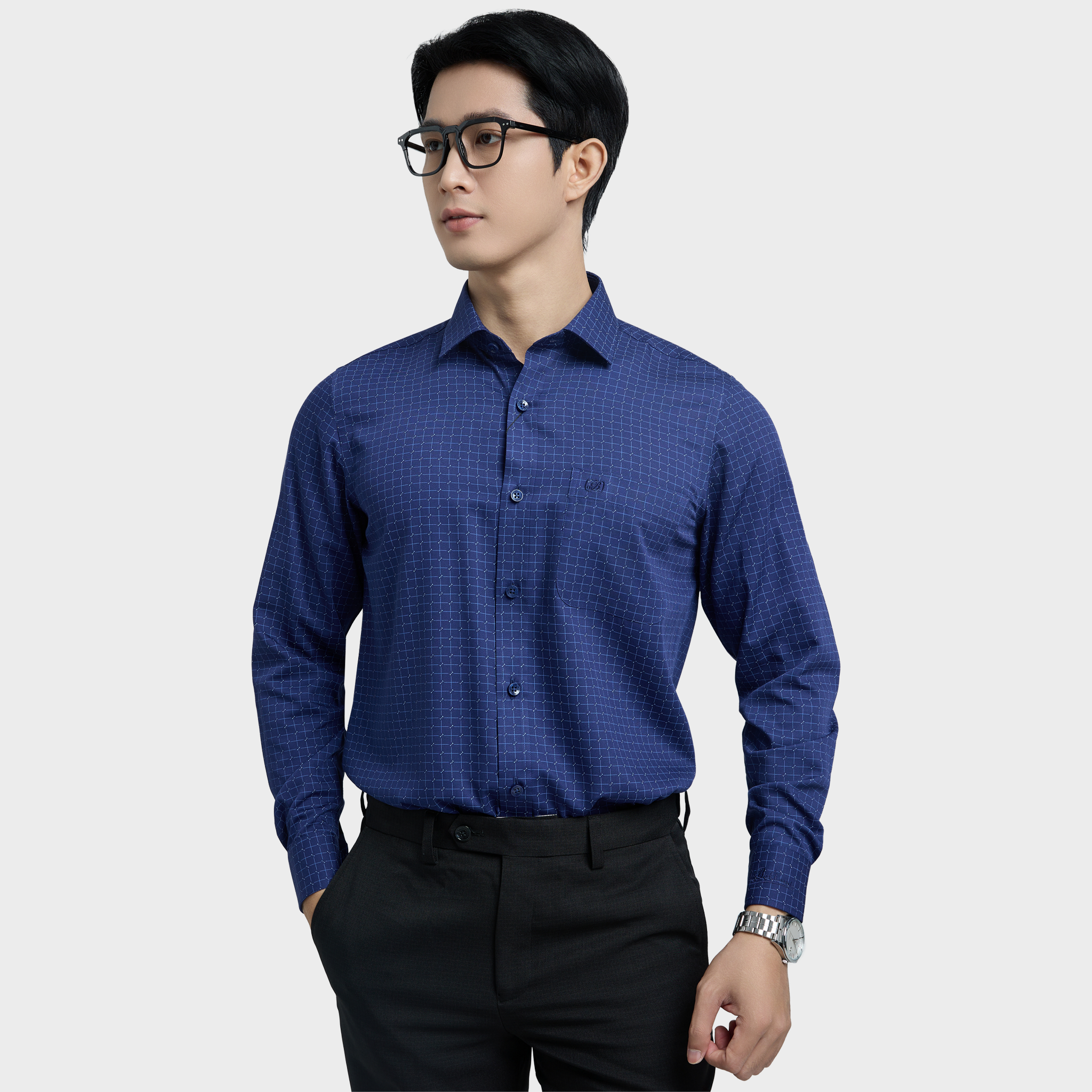  Áo sơ mi nam dài tay cao cấp vải sợi tre - ABD.BP.BE 218 