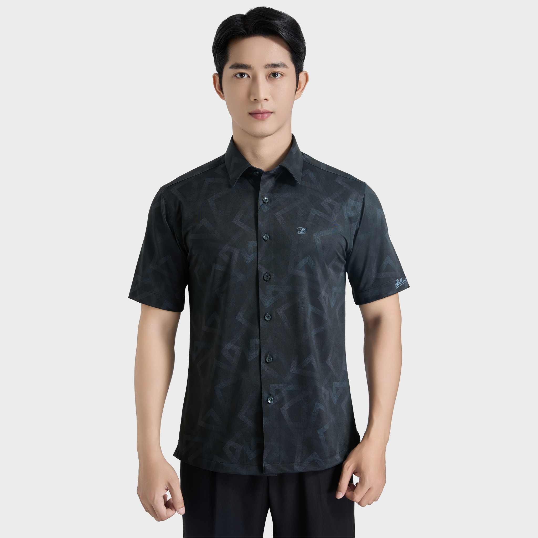  Áo sơ mi KNIT (sơ mi thun) ngắn tay BELLUNI - ABN.PS.BE 345 