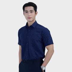  Áo sơ mi nam ngắn tay cao cấp BELLUNI vải sợi tre - ABN.BP.BE 311 