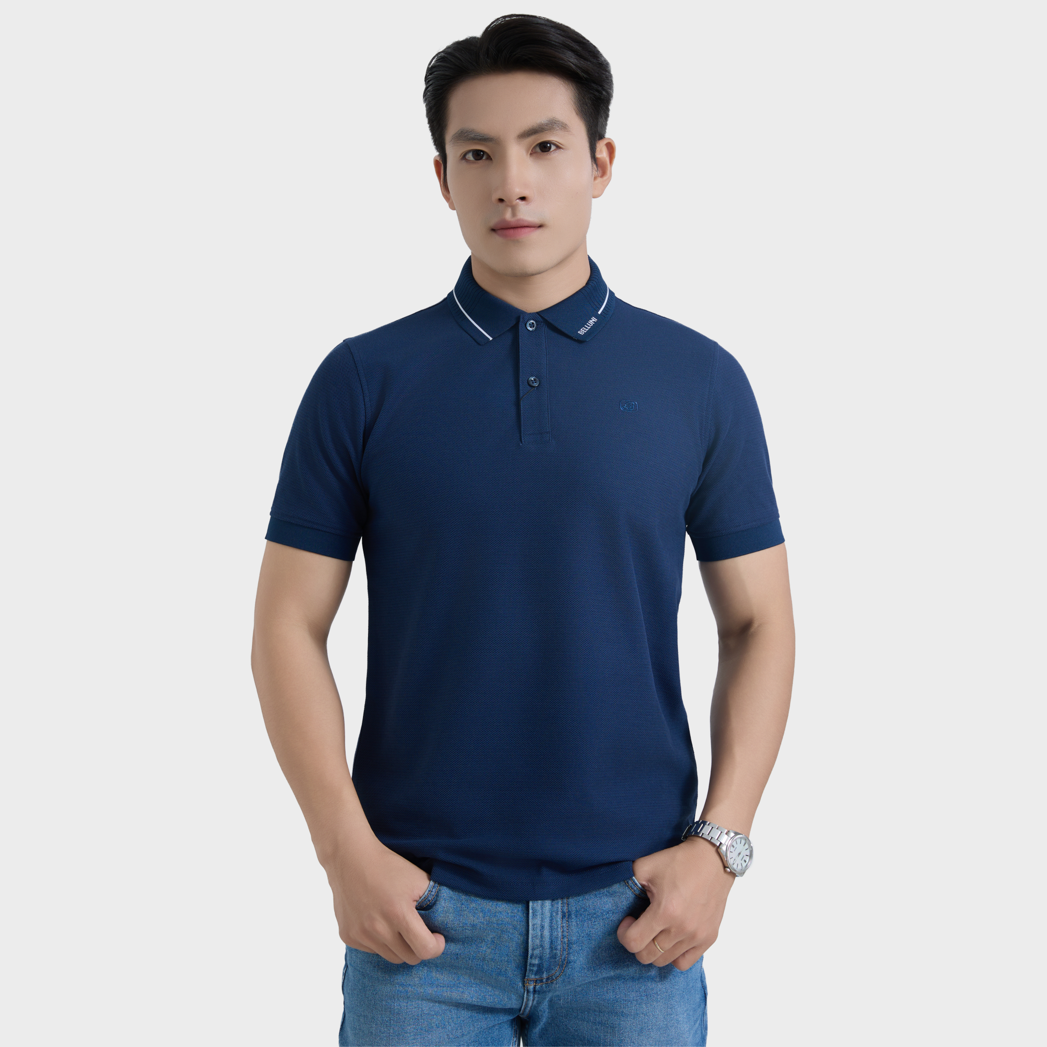  Áo thun nam Polo BELLUNI sợi tổng hợp cao cấp - AT.CP.BE 113 