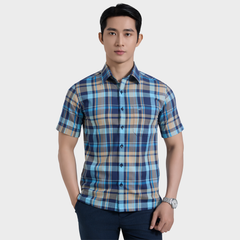  Áo sơ mi nam ngắn tay cao cấp BELLUNI vải sợi tre - ABN.BPS.BE 352 