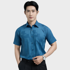  Áo sơ mi nam ngắn tay cao cấp BELLUNI - ABN.MMS.BE 314 