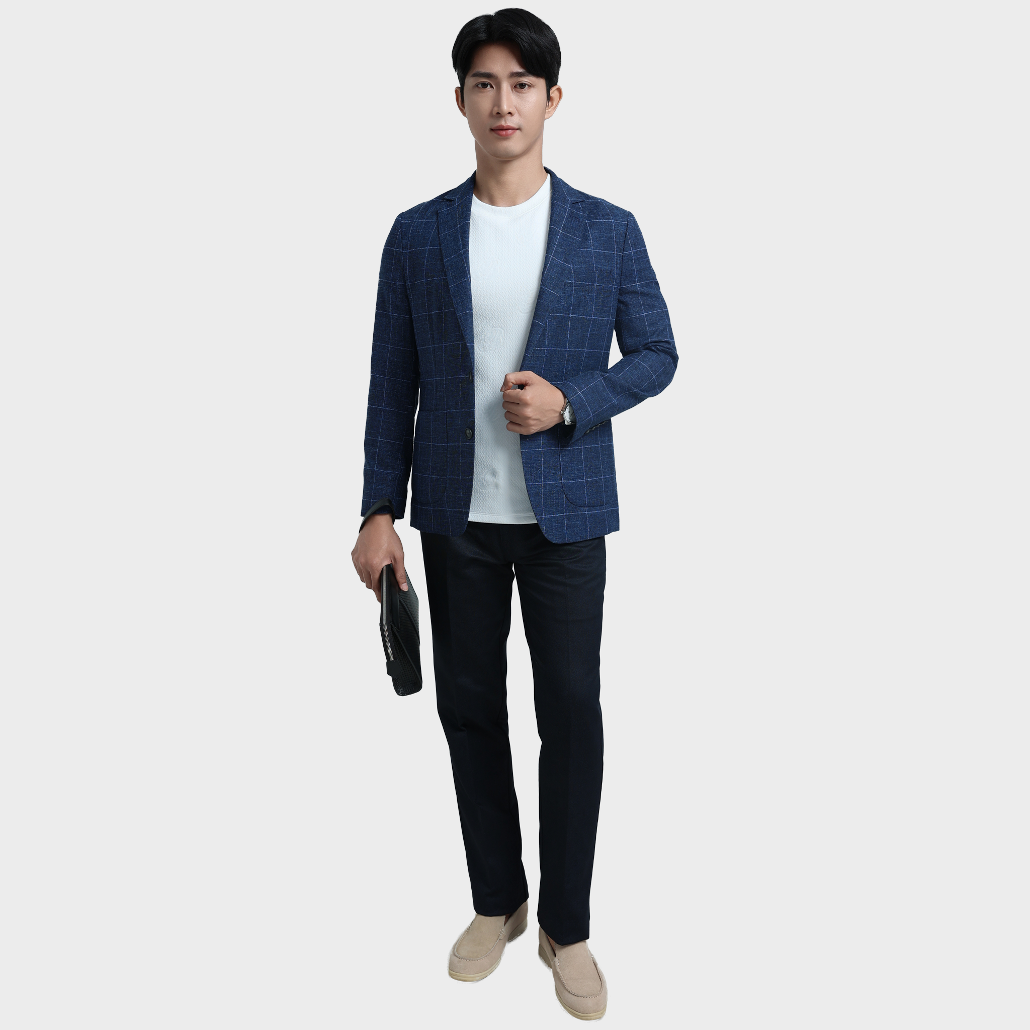  Vest Denim công sở hàng hiệu Belluni  - Vest.VBZ.WCL.BE 1 
