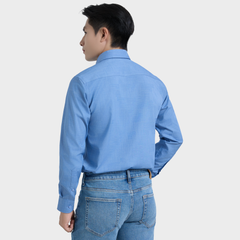  Áo Sơ Mi Nam Tay Dài Vải Sợi Sồi Sang Trọng Co Giãn - ABD.PMS.BE 250 