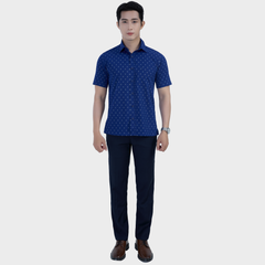  Áo sơ mi nam ngắn tay cao cấp BELLUNI vải sợi tre - ABN.BP.BE 311 