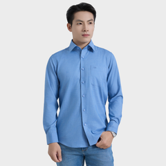  Áo Sơ Mi Nam Tay Dài Vải Sợi Sồi Sang Trọng Co Giãn - ABD.PMS.BE 250 