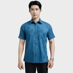  Áo sơ mi nam ngắn tay cao cấp BELLUNI - ABN.MMS.BE 314 
