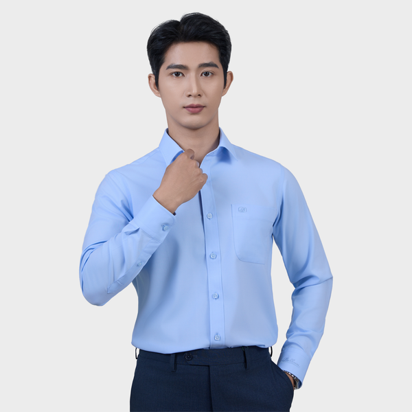 Áo Sơ Mi Nam Dài Tay - Sơ Mi Nam Cao Cấp Belluni Thoáng Khí, Co Giãn Tốt, Kháng Khuẩn ABD.PMS.BE 238 