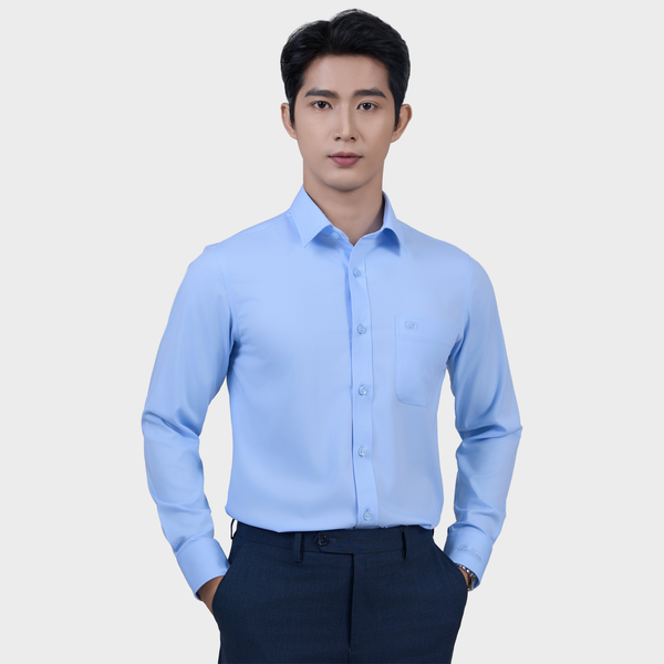  Áo Sơ Mi Nam Dài Tay - Sơ Mi Nam Cao Cấp Belluni Thoáng Khí, Co Giãn Tốt, Kháng Khuẩn ABD.PMS.BE 238 