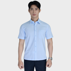  Áo sơ mi nam ngắn tay cao cấp BELLUNI vải sợi tre - ABN.BPS.BE 355 
