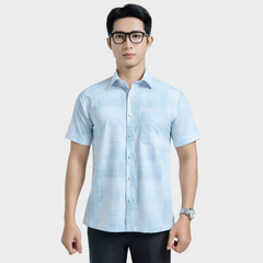  Áo sơ mi nam ngắn tay cao cấp BELLUNI vải sợi tre - ABN.BPS.BE 335 