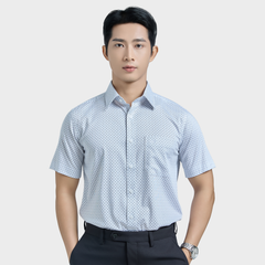  Áo sơ mi nam ngắn tay cao cấp BELLUNI vải sợi tre - ABN.BPS.BE 334 