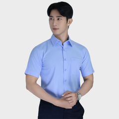  Áo sơ mi nam ngắn tay cao cấp BELLUNI vải sợi tre - ABN.BPS.BE 355 