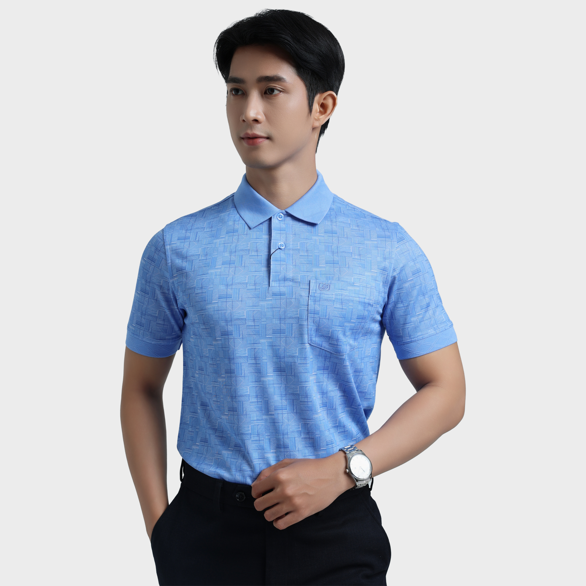  Áo thun nam Polo BELLUNI vải sợi tre cao cấp - AT.BP.BE 104 