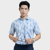  Áo sơ mi nam ngắn tay BELLUNI vải sợi sồi cao cấp - ABN.PMS.BE 338 