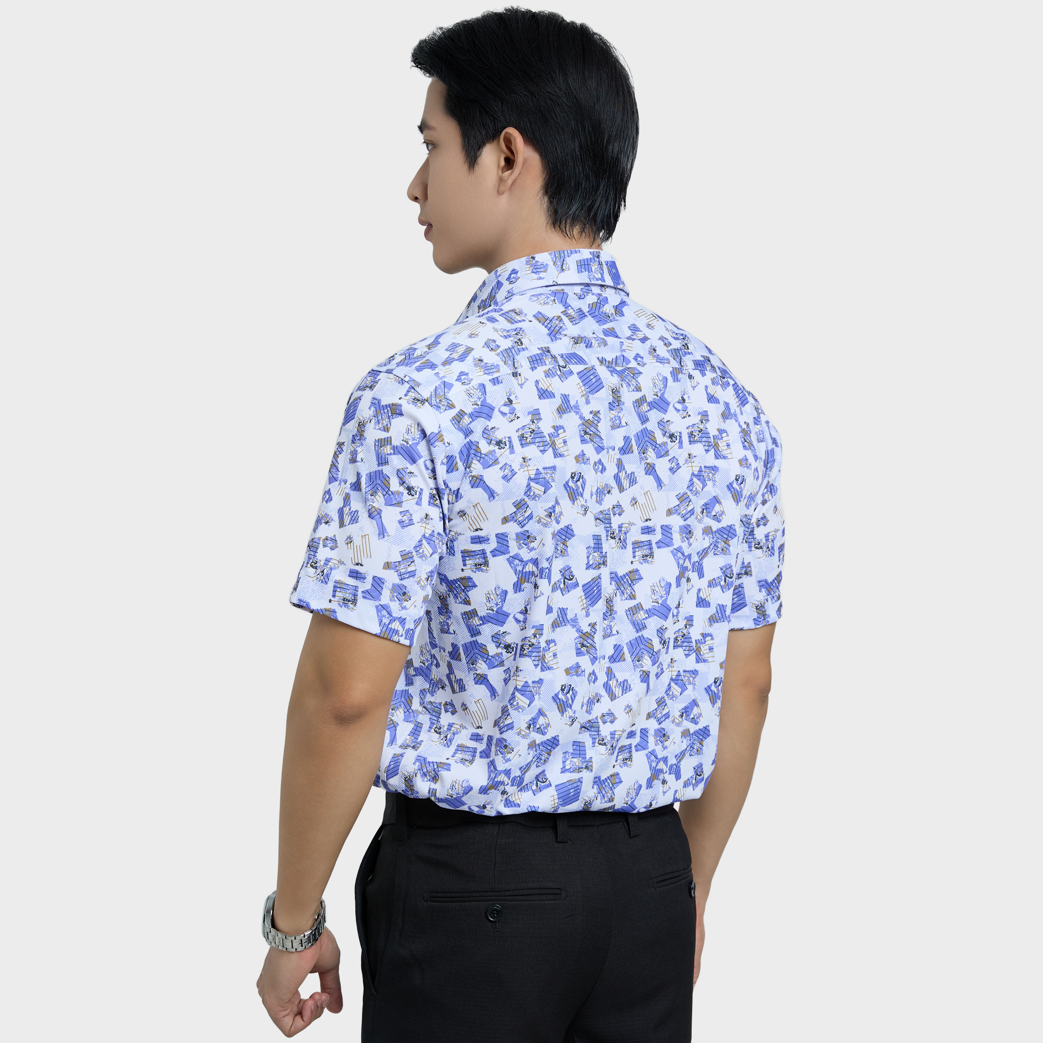  Áo sơ mi KNIT( sơ mi thun ) ngắn tay BELLUNI - ABN.PS.BE 324 