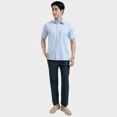  Áo sơ mi nam ngắn tay cao cấp BELLUNI vải sợi tre - ABN.BPS.BE 321 